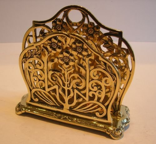 fabulous antique english art nouveau letter rack or holder sunflowers