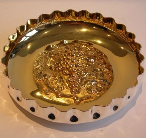 antique english silver plate grape dish by walker hall registration no for 1896