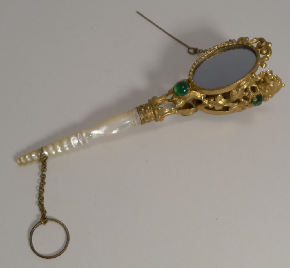antique french posy holder tussie mussie c1860
