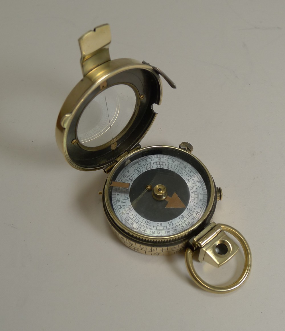 ww1 1918 british army officer's compass verner's patent mk viii by sampson mordan