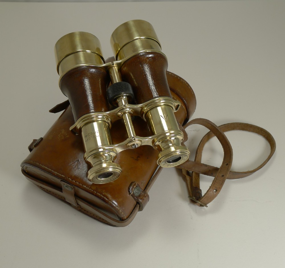 ww1 issued antique french binoculars signed l petit paris