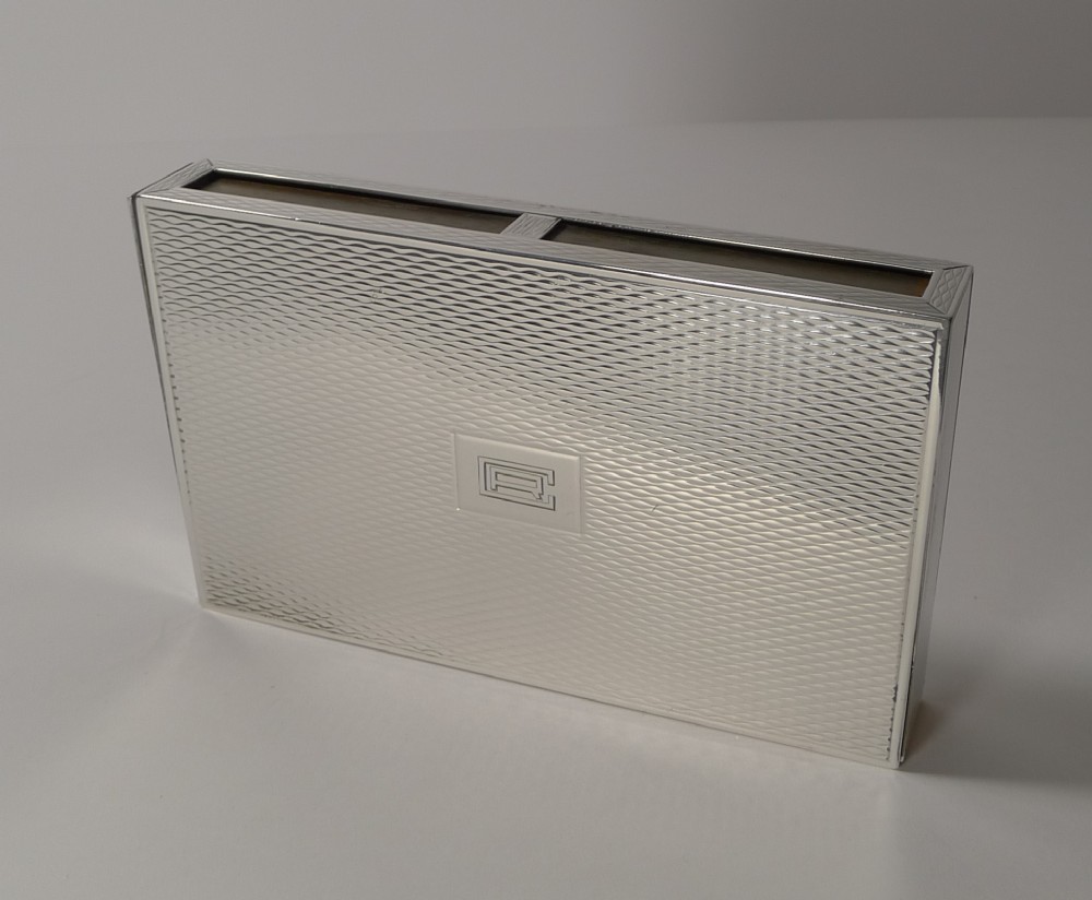 hermes sterling silver box c1950's
