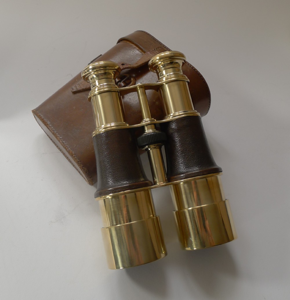 pair british military issued ww1 binoculars c1916