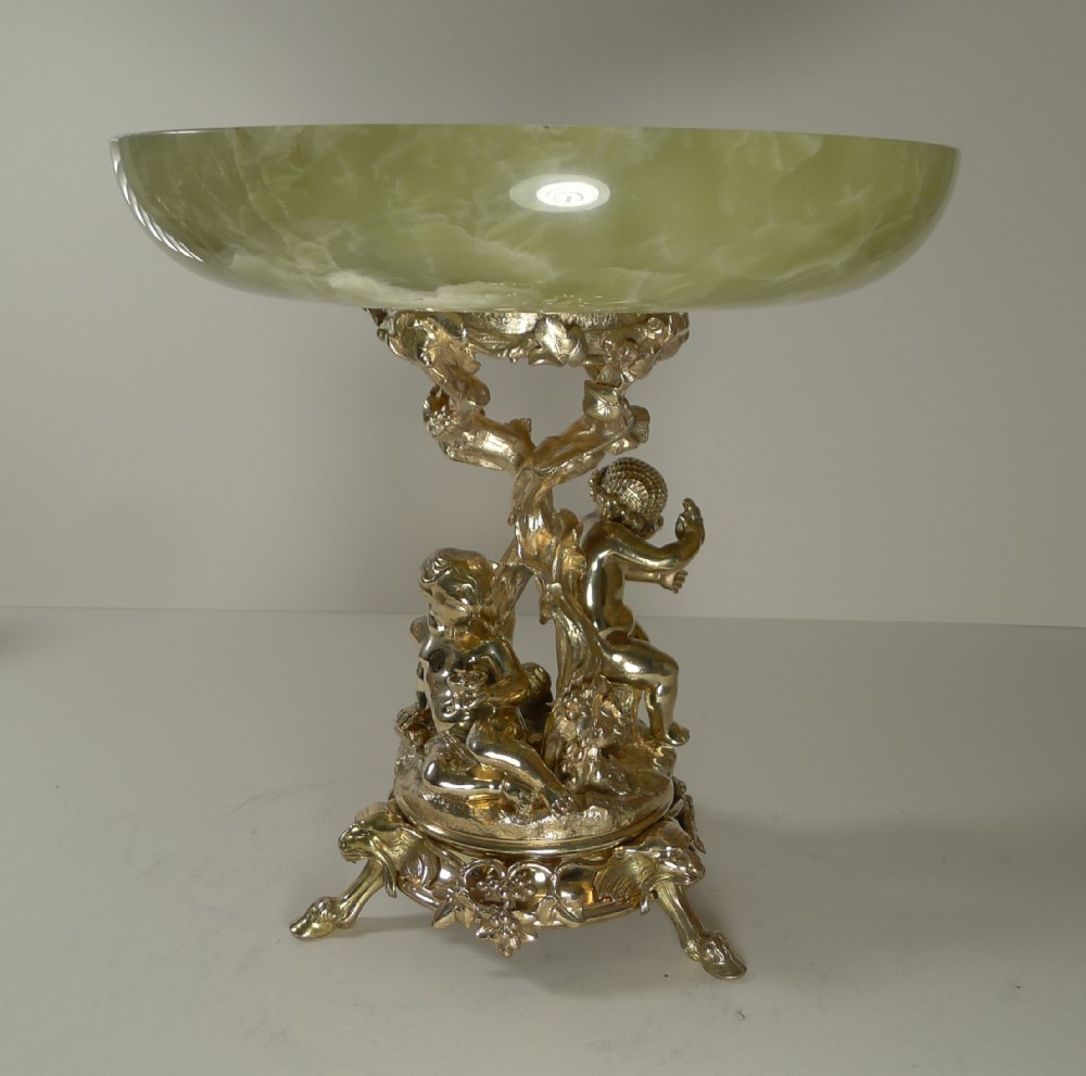 important 19th century gilded bronze centrepiece christofle paris