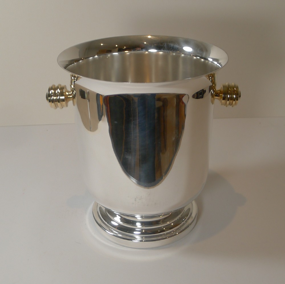 vintage champagne bucket wine cooler by maison lancel paris