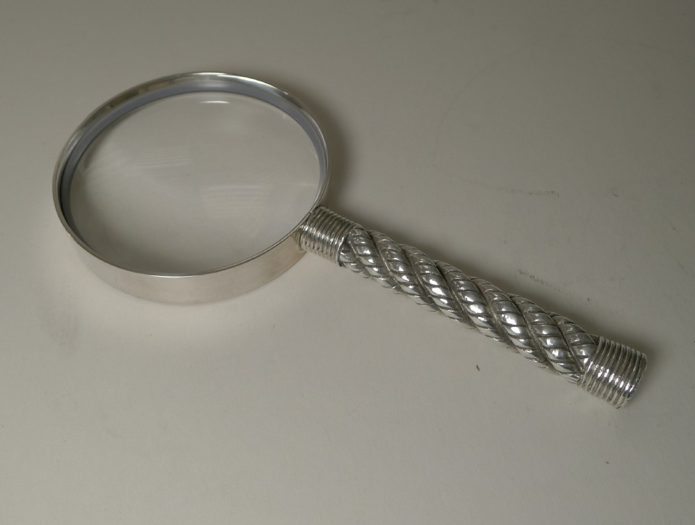 hermes paris cordage magnifying glass c1960
