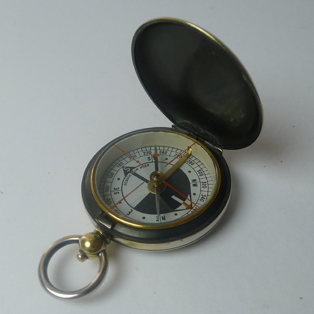 antique english cased compass reg 1900