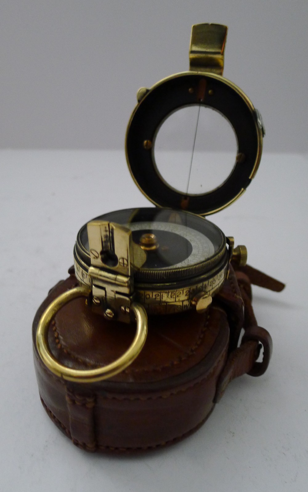ww1 1918 british army officer's compass verner's patent mk vii by french ltd