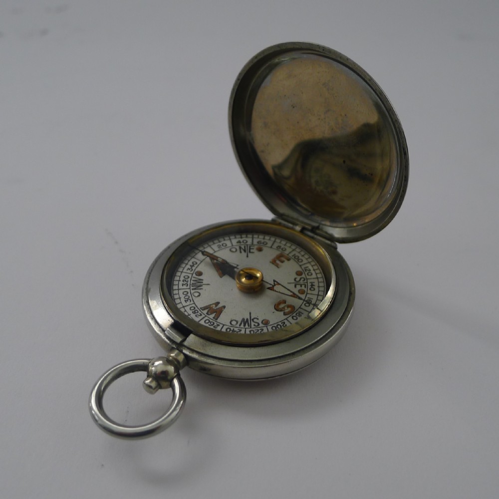 ww1 british army officer's compass c haseler son c1918
