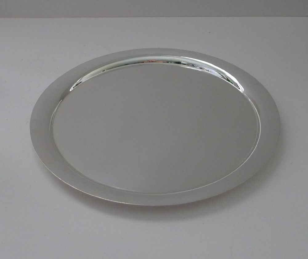 asprey london silver plated cocktail tray c1930
