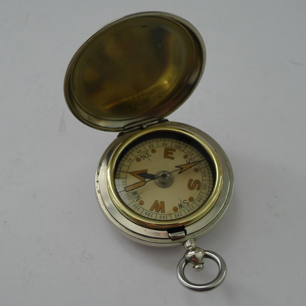 antique english ww1 military issued compass 1917