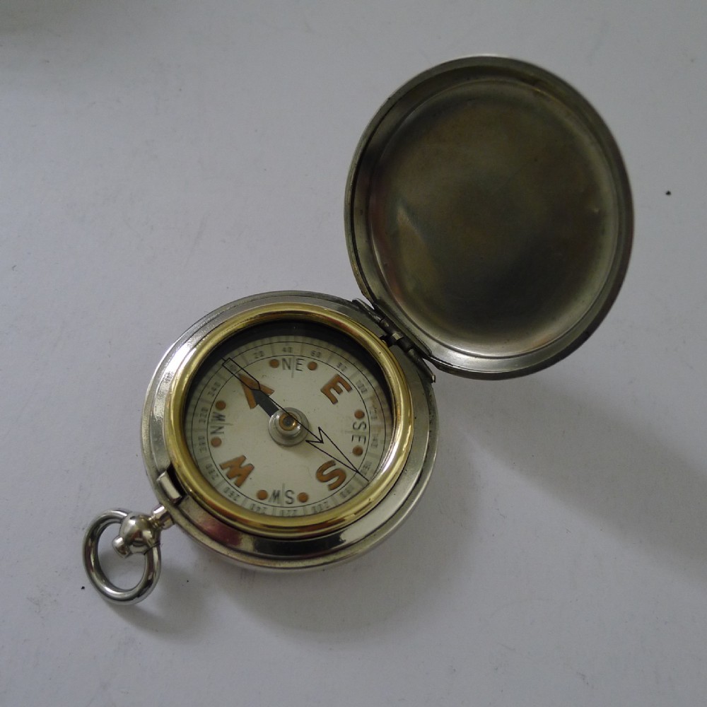 antique english ww1 military issued compass 1917