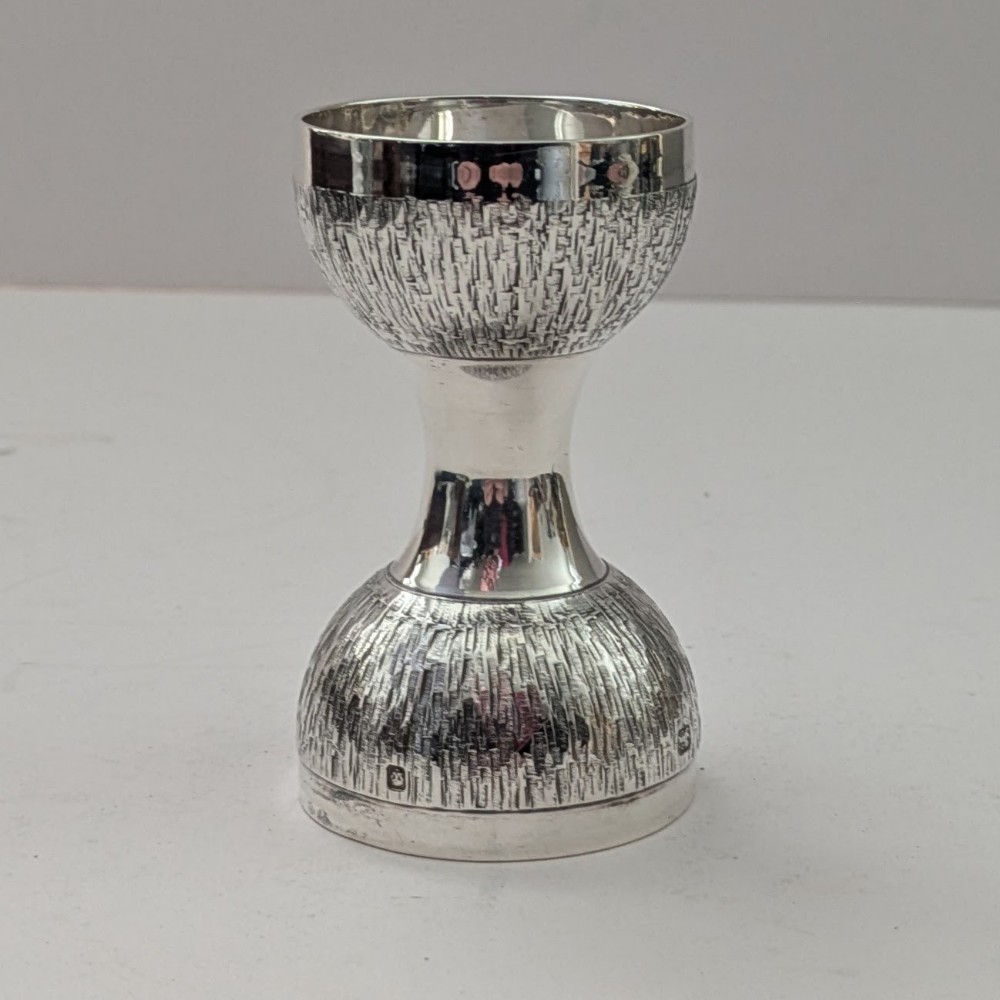 asprey london vintage modernist double spirit measure jigger