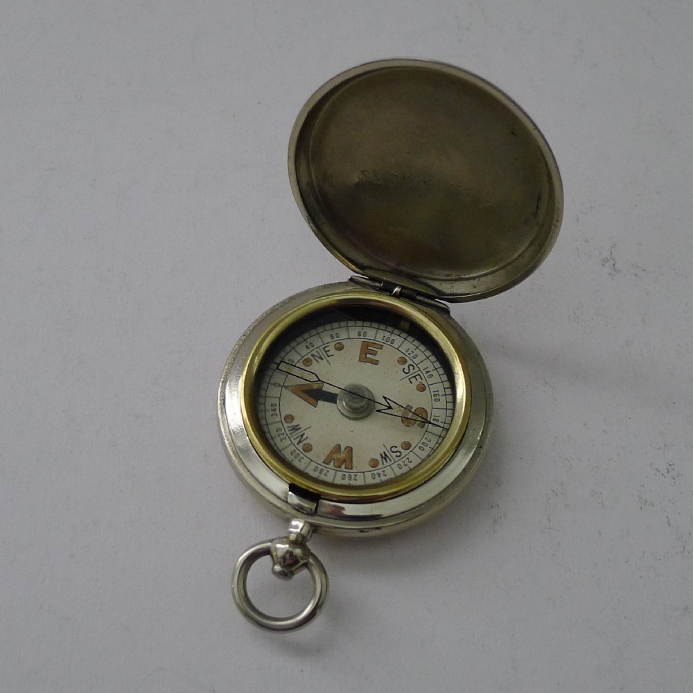 antique english ww1 military issued compass 1917