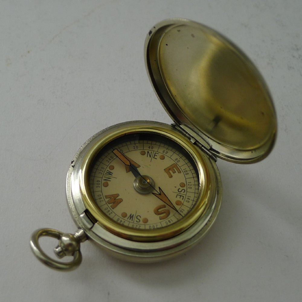 antique english ww1 military issued compass c1917