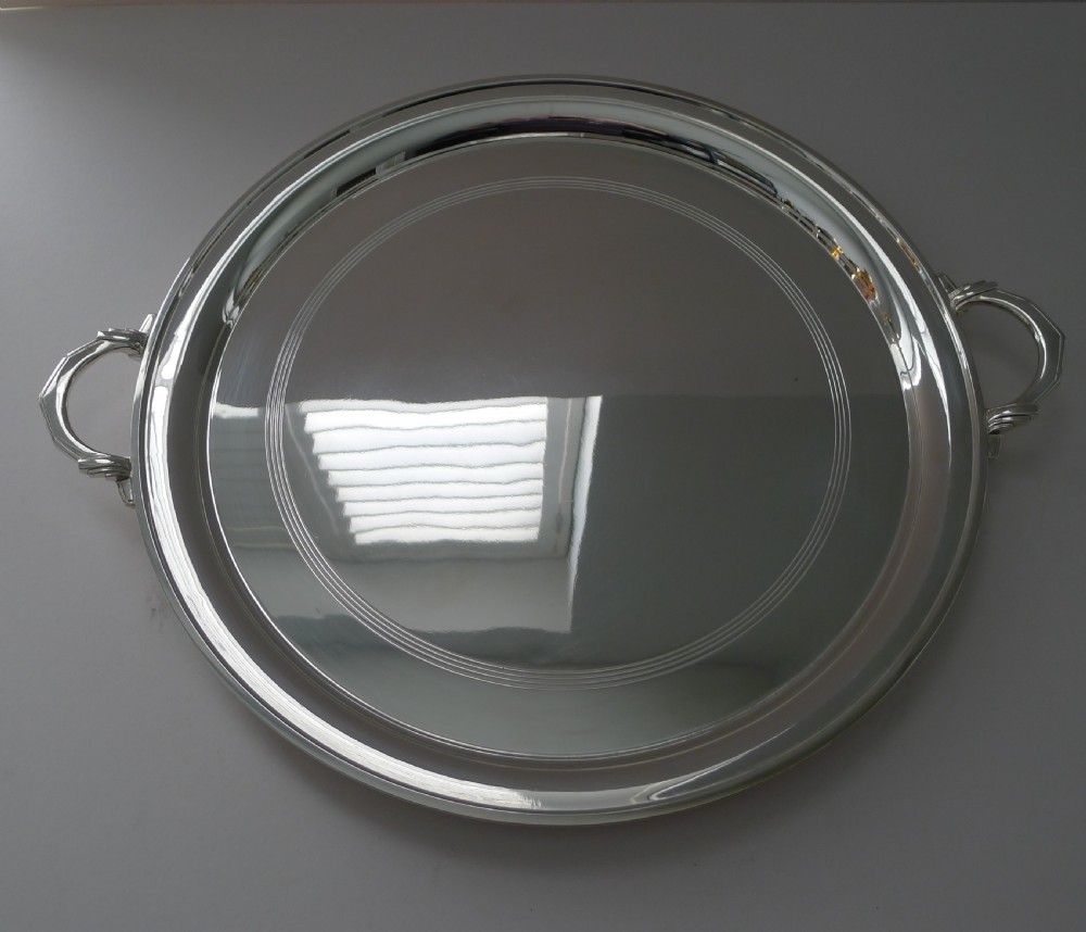 keith murray for mappin webb art deco cocktail tray c1930